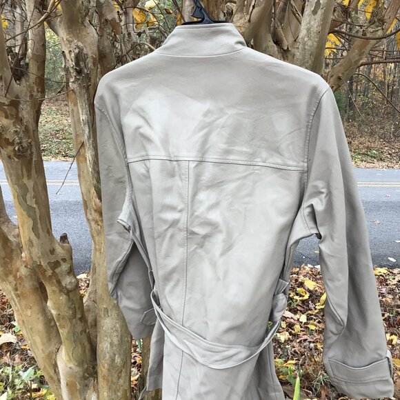 A New Day Faux-Leather Anorak Jacket Frontier Beige Womens  Size XL - Picture 5 of 5